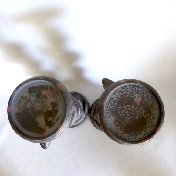 13.75” HOLIDAY BARN GOTHIC HALLOWEEN SERPENT COILED SNAKE CANDLE STICK HOLDERS - Picture 10 of 13